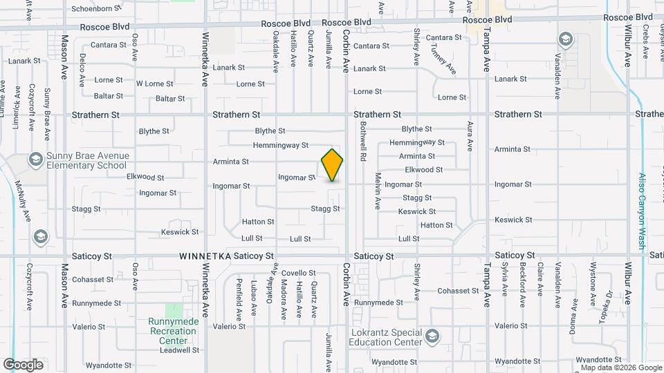 19725 Corbin Ave Mapa y Detalles de la Ubicación