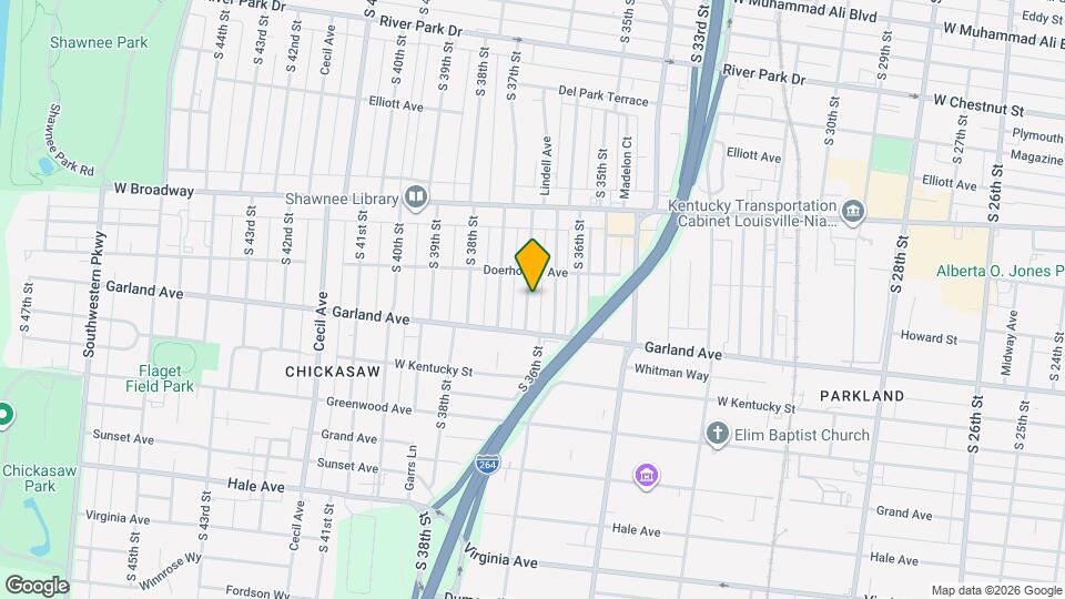 829 S 37th St Map and Location Details