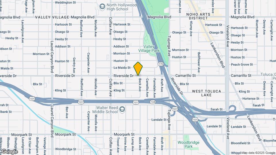 11540-11548 1/2 Riverside Dr Map and Location Details