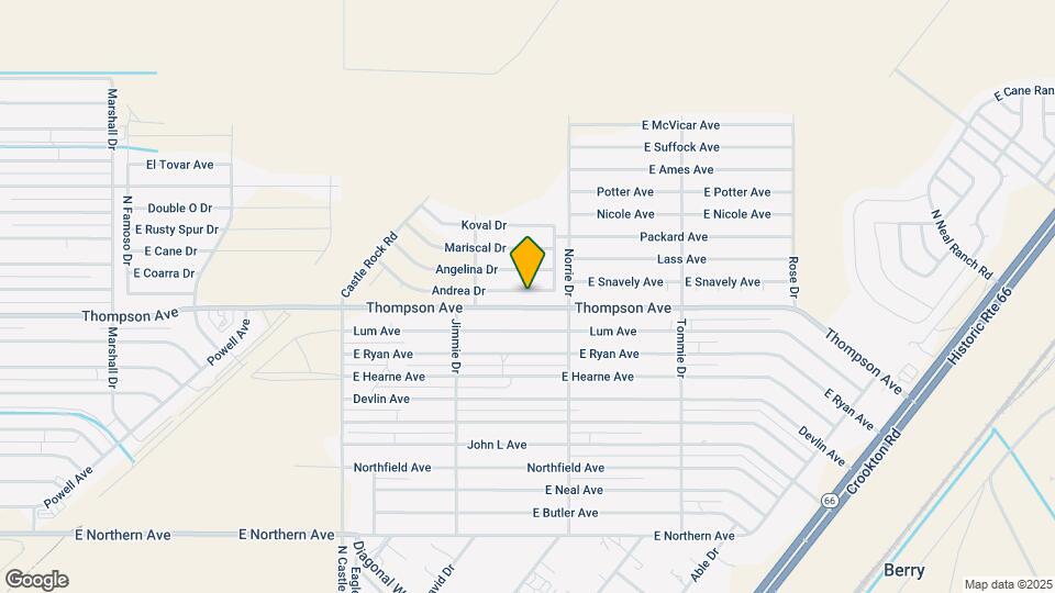 3702 E Andrea Dr Map and Location Details