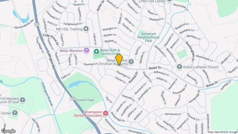 2820 Belair Dr Map and Location Details