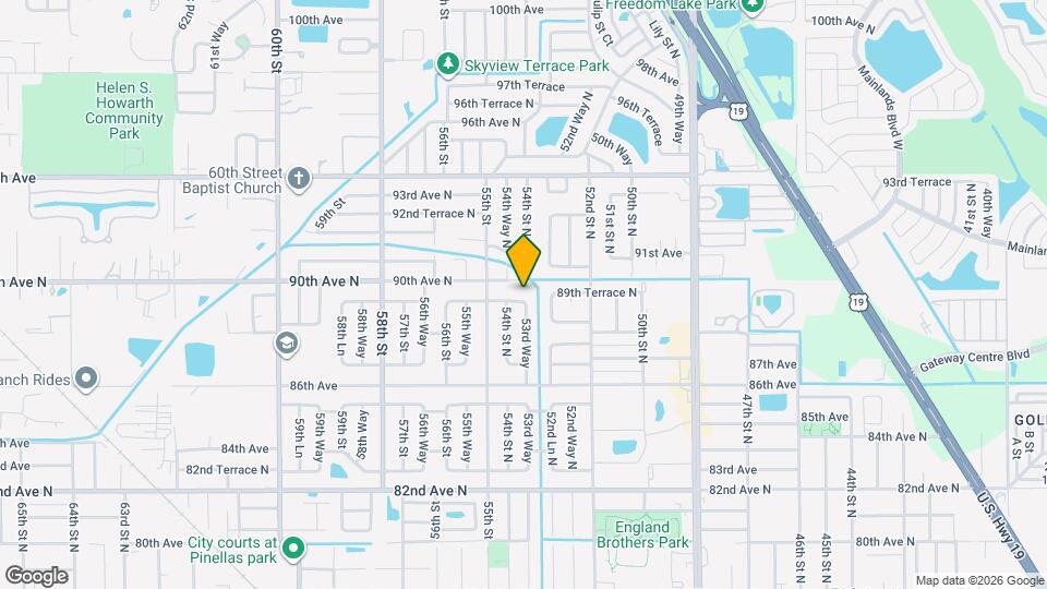 5301 89th Ave Map and Location Details