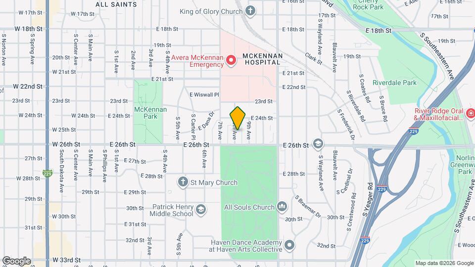 1716 S 8th Ave Map and Location Details