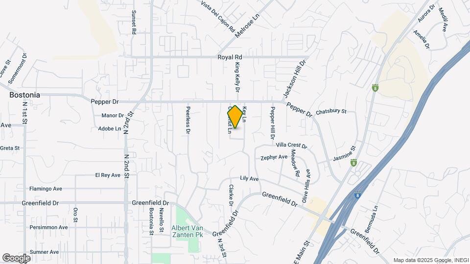 1615 Coconut Ln Map and Location Details