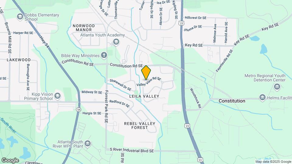 1020 Valley View Rd SE Map and Location Details