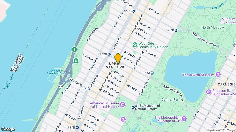 163 W 85th St Map and Location Details