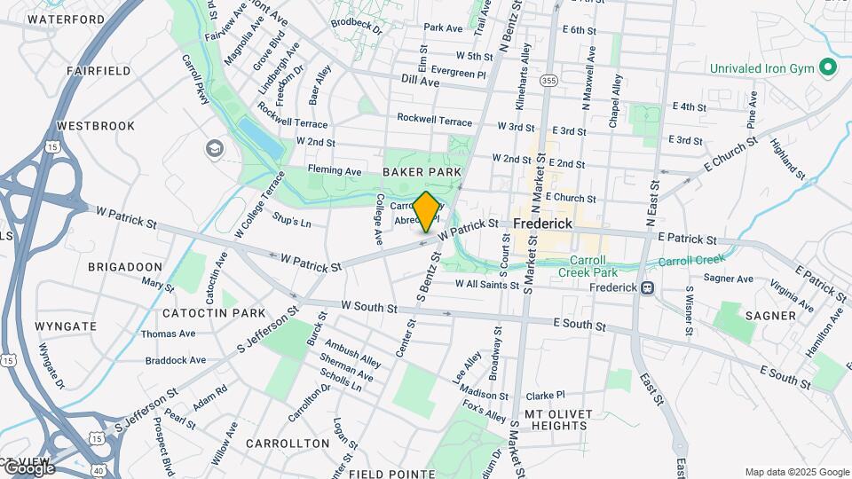 225 W Patrick St Mapa y Detalles de la Ubicación