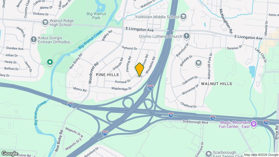 5336 Mapleridge Dr Map and Location Details