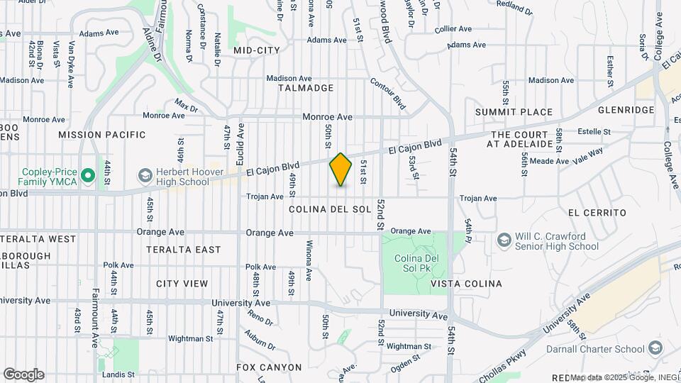 4316 Altadena Ave Map and Location Details