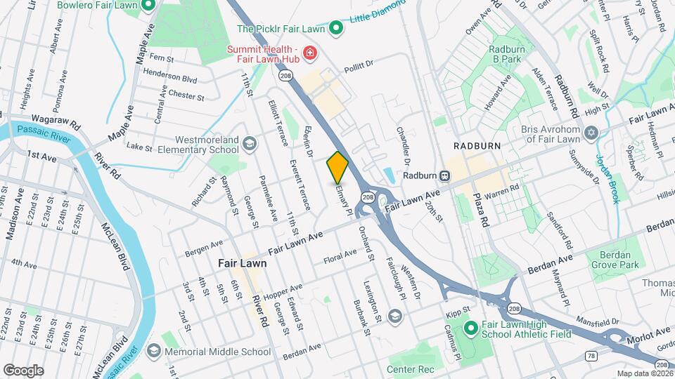 15-46-46 Elmary Pl Map and Location Details