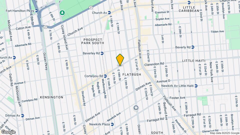 1810 Cortelyou Rd Map and Location Details