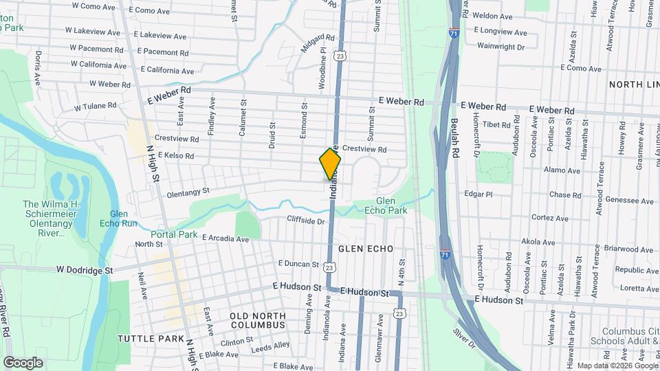 2777 Indianola Ave Map and Location Details