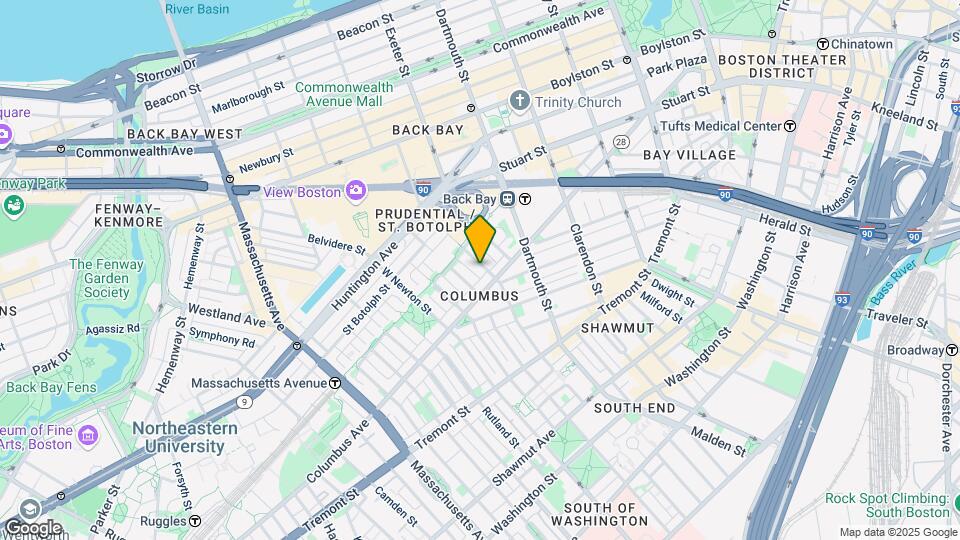 214 W Canton St Mapa y Detalles de la Ubicación