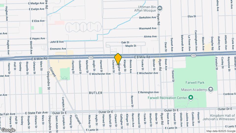 20457 Gallagher St Map and Location Details
