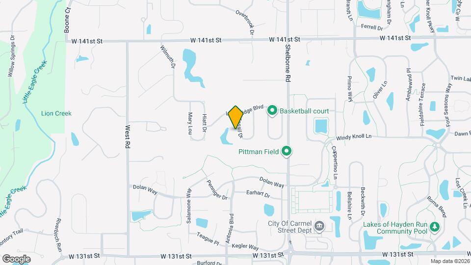 13668 Fossil Dr Map and Location Details