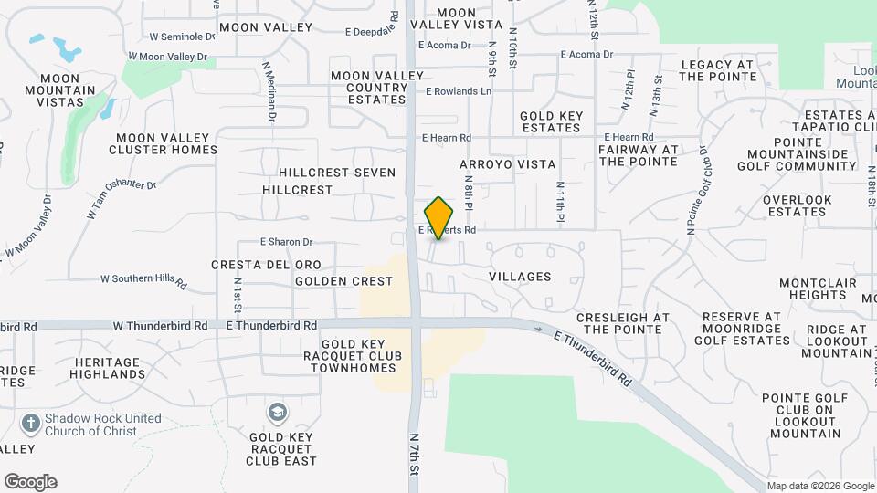 754 E Eugie Ave Map and Location Details