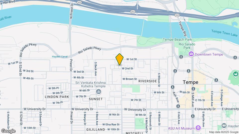 122 S Hardy Dr Map and Location Details