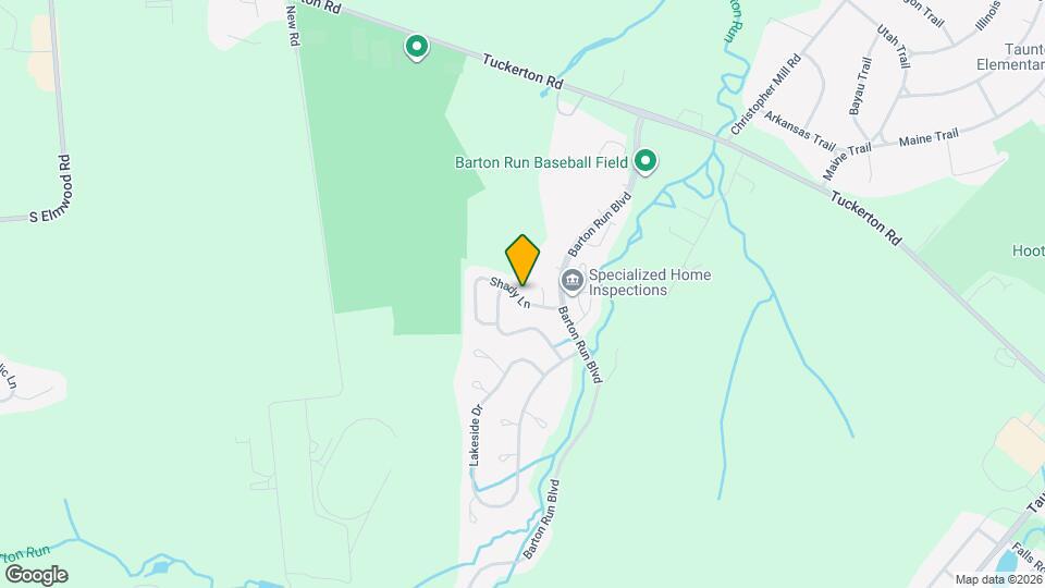 202 Shady Ln Map and Location Details