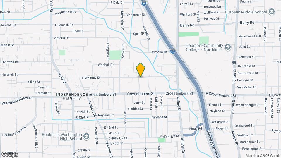 714 E Whitney St Map and Location Details