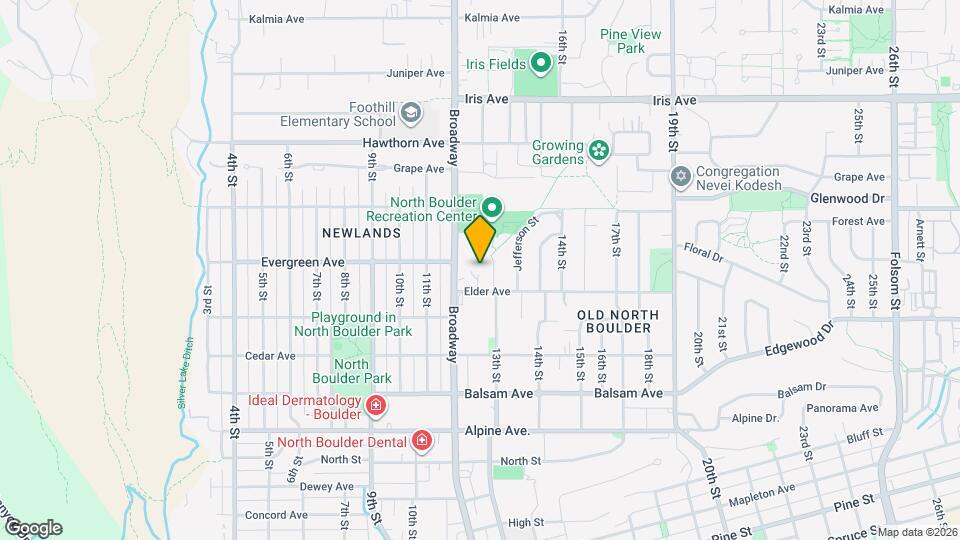 1253 Elder Ave Mapa y Detalles de la Ubicación