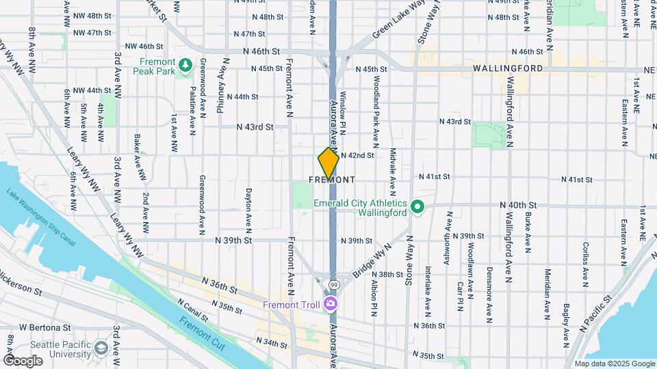 4035 Aurora Ave N Mapa y Detalles de la Ubicación