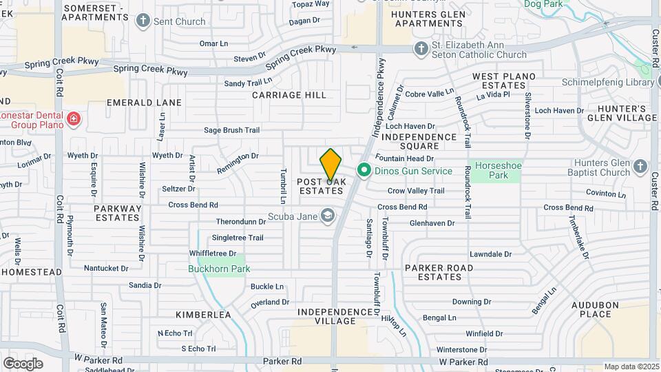 3201 Chimneyrock Dr Map and Location Details