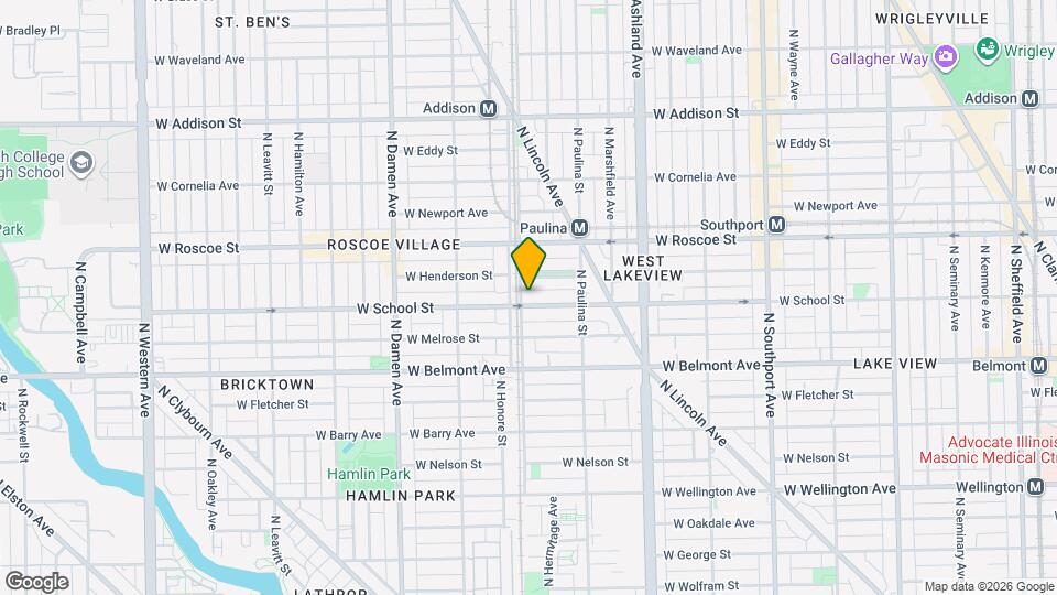 1752 W School St Map and Location Details