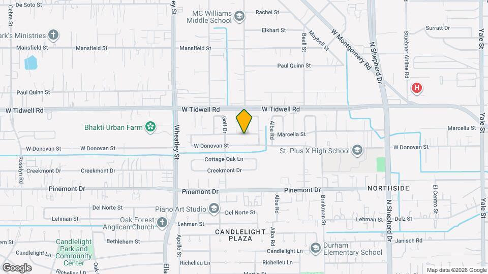 1039 Marcella St Map and Location Details