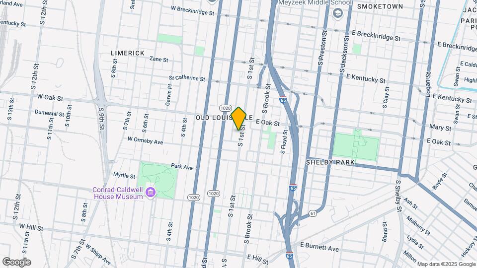 1226 S 2nd St Map and Location Details
