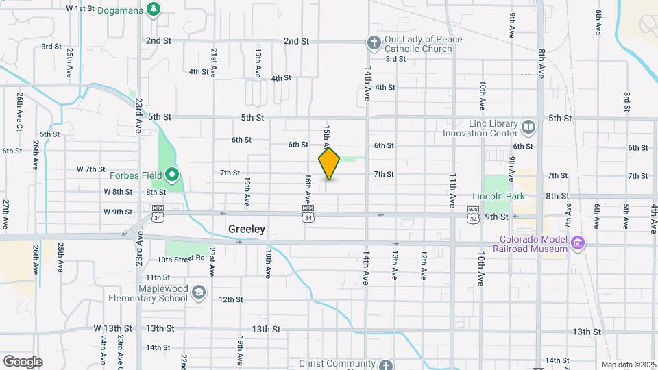 710 15th Ave Ct Map and Location Details
