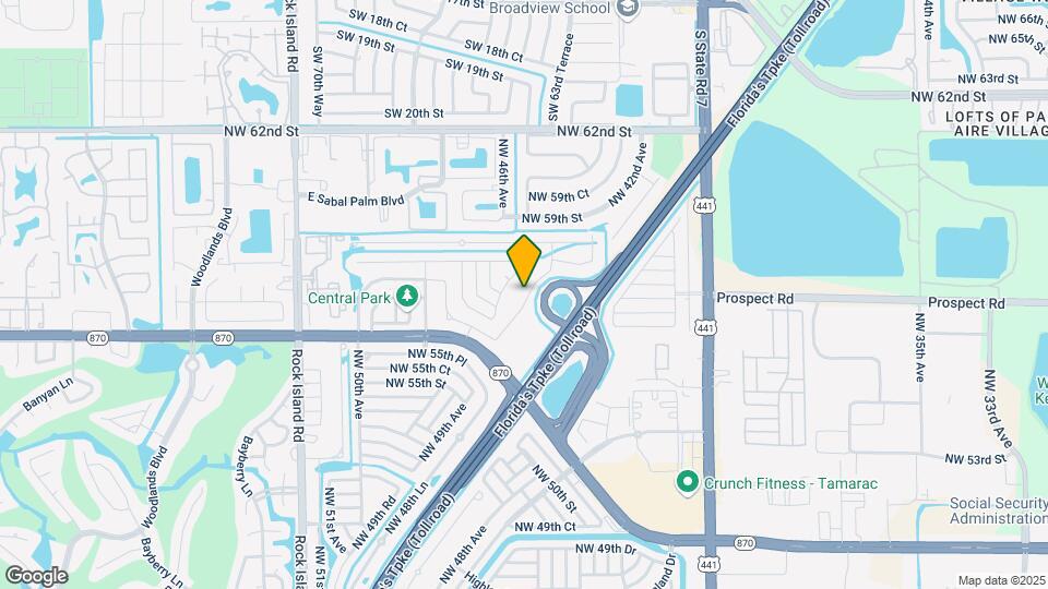 5715 NW 47th Ave Map and Location Details