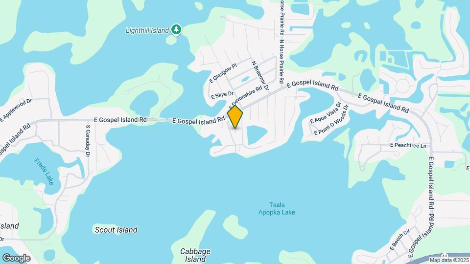 8618 E Gospel Island Rd Map and Location Details