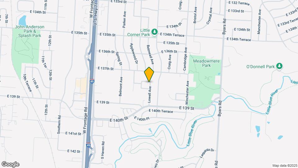 13720 Lowell Ave Map and Location Details
