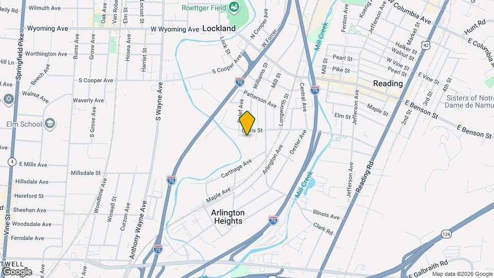 409 Williams St Map and Location Details