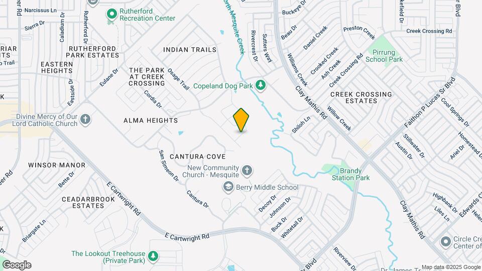 2505 McNally Dr Map and Location Details