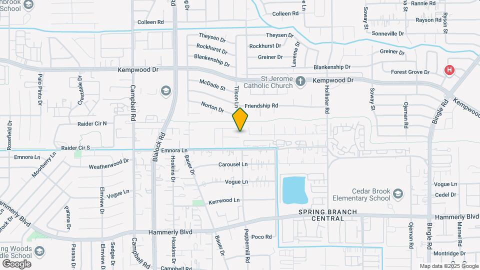 9202 Clayberry St Map and Location Details