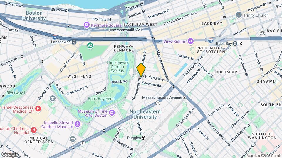 100 Hemenway Mapa y Detalles de la Ubicación