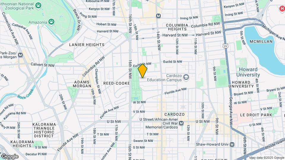 1461 Chapin St NW Map and Location Details