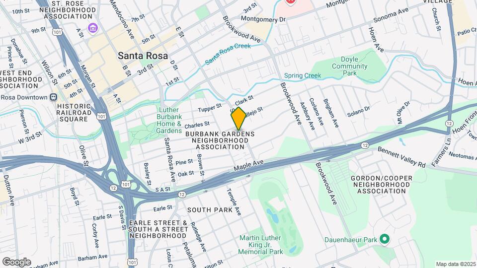 415-417 S E St Mapa y Detalles de la Ubicación
