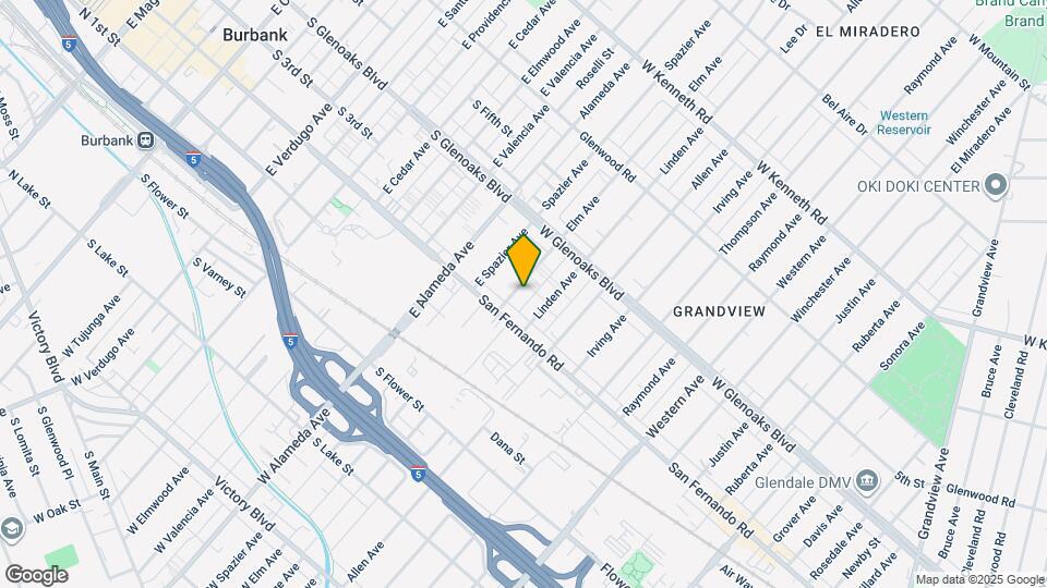 1026 Elm Ave, Unit Unit #A Map and Location Details