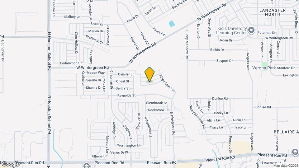 1563 Nottingham Dr Mapa y Detalles de la Ubicación