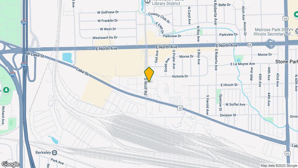205 S Wolf Rd Map and Location Details