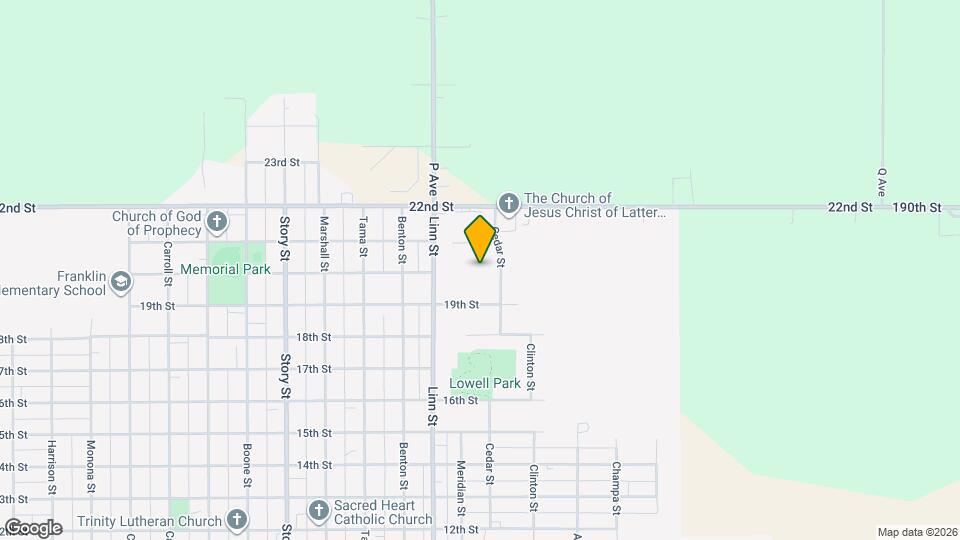 2003 Cedar St Map and Location Details