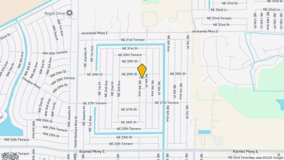 2817 NE 4th Ave Map and Location Details