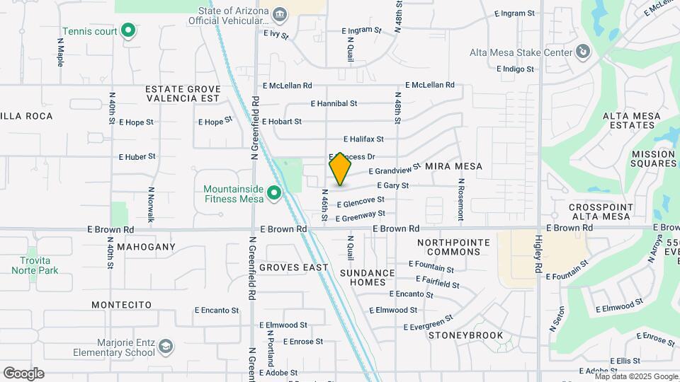 4551 E Gary St Map and Location Details