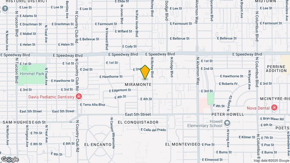 3535-3547 E 3rd St Mapa y Detalles de la Ubicación