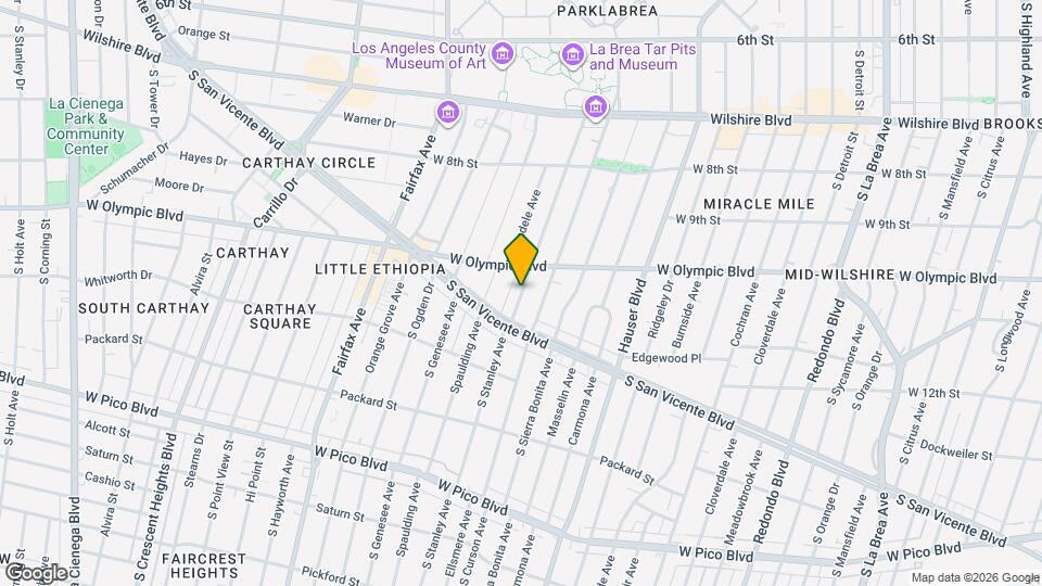 1051 S Stanley Ave Map and Location Details