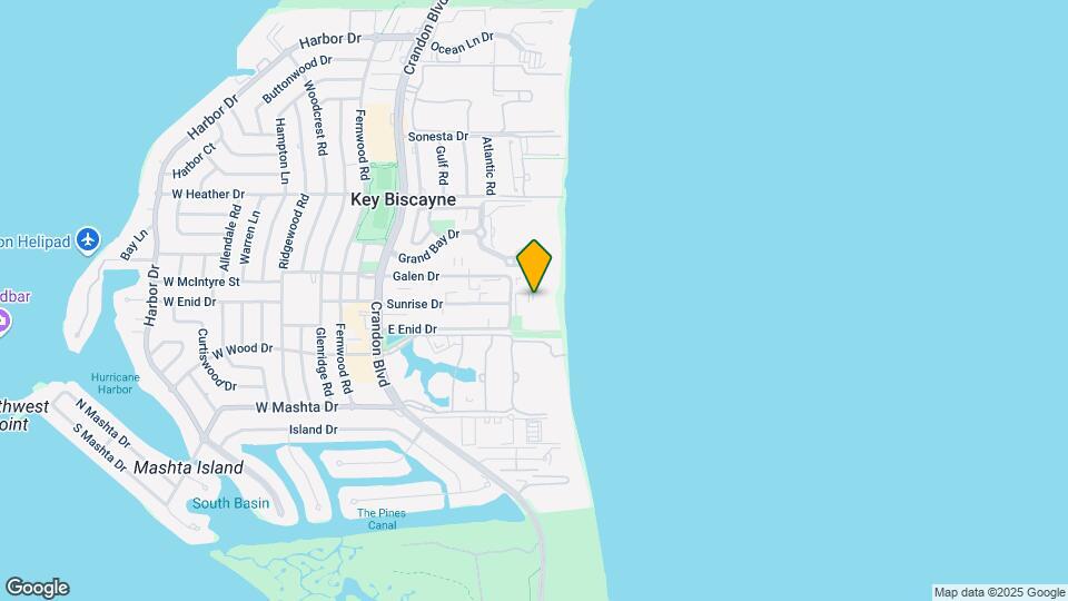 605 Ocean Dr Map and Location Details