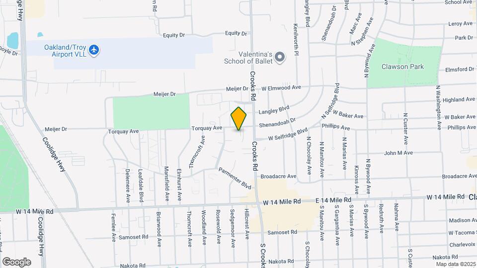 1823 Torquay Ave Map and Location Details