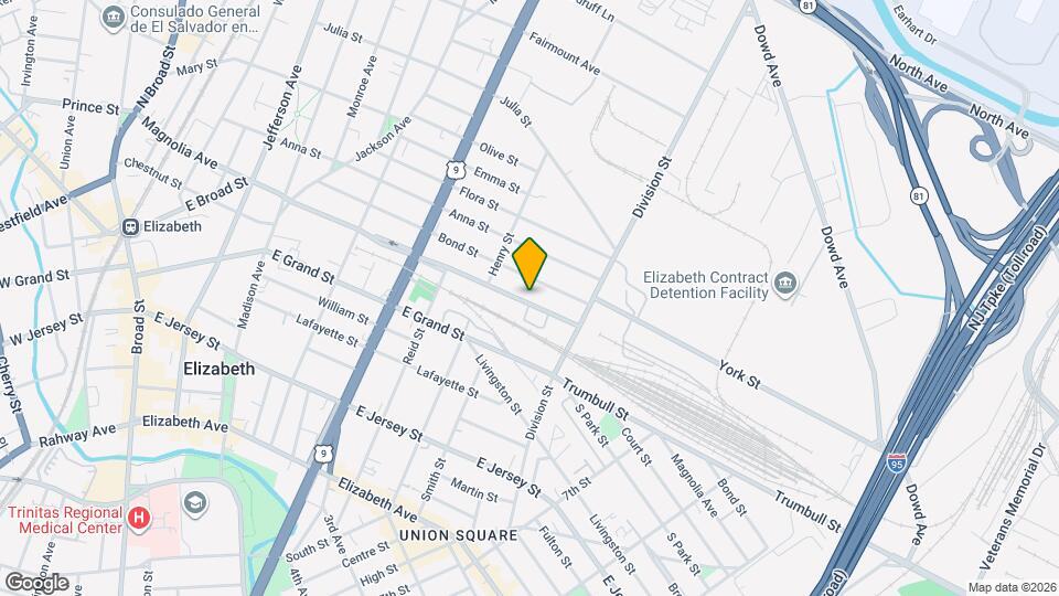 847 Magnolia Ave, Unit 1 Map and Location Details